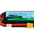 3S LiPo Battery 11.4V 60C 3600mAh Beefy RC Power Pack With XT60 Adapter And T Plug for high-performance RC hobby vehicles