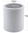 Shower Filter For Hard Water With Vitamin C That Kicks Chlorine, Fluoride, Heavy Metals And Rust For Softer Skin And Hair, cylindrical filter