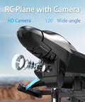 Kid Friendly RC Plane With Built In Controller Screen No Phone Needed Fighter Jet Drone Auto Hover For Easy Flying Camera