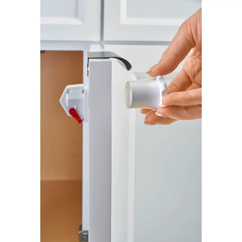 Installing magnetic cabinet lock from Magnetic Cabinet Locks For Kid Safe Security Set Easy To Install Baby Proofing System with key