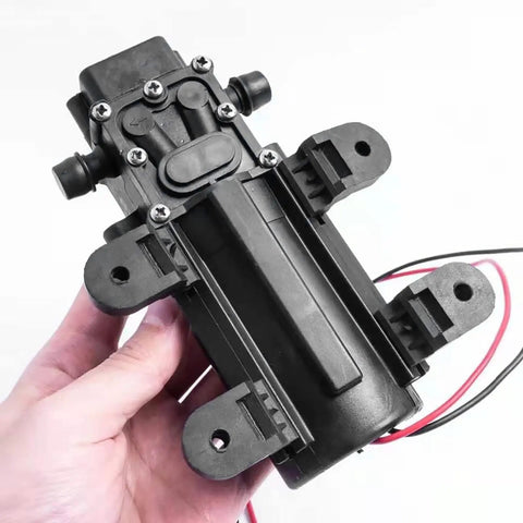 12V Water Diaphragm Booster Pump High Flow Rate 6L Min Auto Shut Off For Camper RV Boat Fresh Water System 0.85Mpa Pressure Tank Replacement