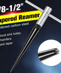 Bridge Pin Hole Reamer, Tapered 5 Degree, Six Flute Luthier Tool For Acoustic Guitars, Woodworking DIY Repair, Pro Grade Precision