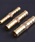Heavy Duty Brass Barbed Hose Fitting Connector Set For 3mm To 25mm Hoses Leak Proof Copper Coupler Easy Install 5 Piece Hose Adapter