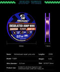 0.01mm Insulated Jump Wire For Motherboard Fingerprint Sensor Repair spool showing size and dimensions for micro soldering