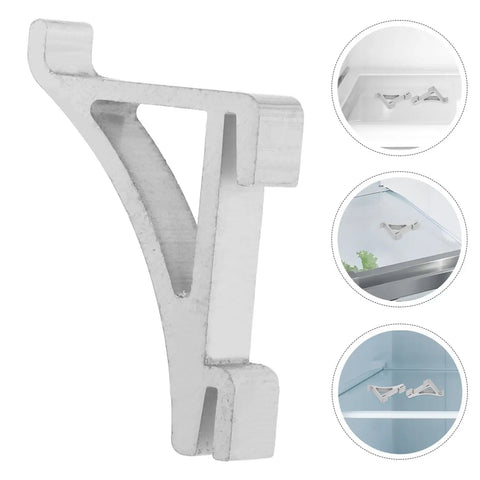 10 Pack Aluminum Refrigerator Shelf Support Clips Heavy Duty Freezer Brackets Commercial Cooler Replacement Hardware Lock Tight Fit And Rock Solid Dependable Hold