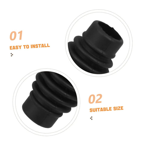 Heat Resistant Steam Wand Guard Rubber Sleeve for Espresso Machines with easy install and suitable size feature.