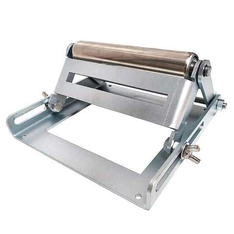 Beefy Miter Saw Roller Stand with Heavy Duty Steel Frame, 280 lb capacity, rugged galvanized surface, height adjustable base