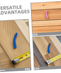 Claw Machine Sleeve Guard Set 16 Pack Soft Grip Rubber Protector for Vending Claws on wooden surface with measuring tape