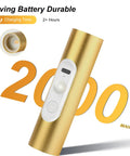 Rechargeable Battery Operated Wall Sconce Set of 2 With Remote Control, 2000mAh capacity detail, golden finish