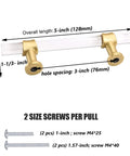 Gold Clear Acrylic Cabinet Pulls 10 Pack For Dresser Drawers And Kitchen Cabinets 3 Inch Center To Center Spacing with screws