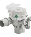 Washer Drain Pump Assembly Replacement For Front Load LG Models AHA75673404 AP6978814 PS12748410 Fits WT7800CV WT7100CW WT7060CW mounted gray plastic unit