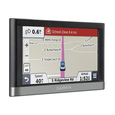 Portable Vehicle GPS With Dual Orientation Touchscreen, Real Directions And Real Voice Guidance, Navigation Display