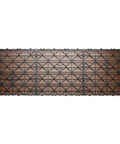 Bottom view of UltraShield Naturale Quick Deck Outdoor Composite Deck Tile 1 Ft By 3 Ft Easy Snap Install Low Maintenance No Fuss Recycled Materials Brazilian Ipe Look 15 Sq Ft Per Box with snap-fit system visible.