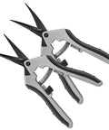 Six Point Five Inch Pruning Shears Set, Two Pack Garden Scissors With Stainless Steel Blades, Ergonomic Handles, Rust Resistant