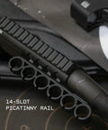 Side Saddle Shotgun Shell Holder V2 For 12 Gauge Remington 870 TAC14 And 1100 Series Shotguns Six Shell Capacity