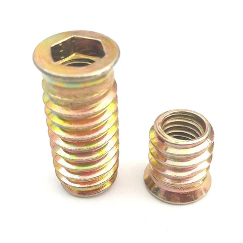 Pro Grade Socket Cap Screws Set M6 M8 M10 With Embedded Insert Nuts Carbon Steel Metric Threads Hex Head E Nuts Corrosion Resistant Hardware