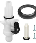 Upgraded RV Toilet Water Valve Kit For Aqua Magic IV Toilets Compatibility With High And Low Models Includes Flange Seal