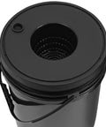 Black bucket with net pot for Hydroponic Growing System Kit Dope With 5.28 Gallon Deep Water Culture Pump Air Stone And Recirculating Drip Garden