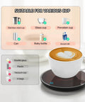 Smart Electric Coffee Mug Warmer With Dual Temperature Settings And Auto Shut Off Keeps Your Daily Brew Absolutely Fire All Day Long The Ultimate Desk Essential For Hot Coffee Tea Or Milk with various cup options