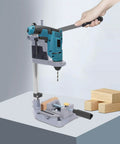 Beefy Sturdy Drill Press Adapter Stand For Floor Or Table Use Universal Bench Clamp For Drill Workbench And Repairs Aluminum Base