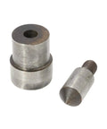 Punching Die Set for Hand Press Grommet Machine With 6mm 10mm 12mm Eyelet Hole Punch Tools, Pointed Type for Material 1-9mm Thick