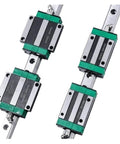 Level Up Your Shop With This Heavy Duty HGR20 Square Linear Guide Rail And HGH20HA Slider Block Combo featuring steel carriage blocks.
