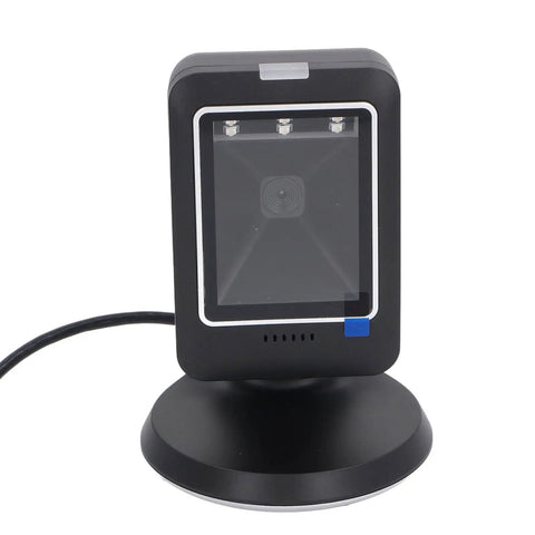 Hands Free 2D Barcode Scanner Omnidirectional Reader With USB Plug And Play For Retail And Libraries No Fuss Setup Fast Reliable Scanning