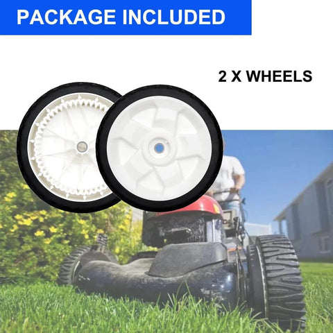 8 Inch Front Drive Wheels Replacement Set of 2 For Lawn Mower Replaces 119-0311 137-4832 115-2878 Stens 205-360 fits models shown