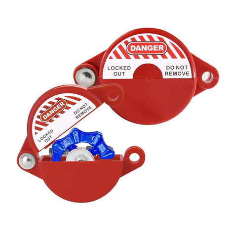 2 Pack Gate Valve Lockout For 1 To 2.5 Inch Handles Outdoor Faucet Lock Hose Bib Lock For Water Spigot Prevent Accidental Turn On