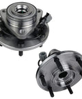 Two Pack Front Wheel Hub and Bearing Assembly for Nissan Titan 04-07, Armada 05-07, Pathfinder 04, Infiniti QX56 04-07 - 6 Lug with ABS