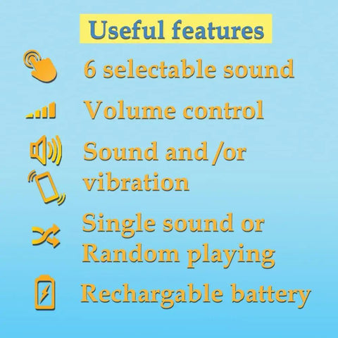 No Fuss Wireless Bedwetting Alarm With New Sensor, Six Sounds, Adjustable Volume, Strong Vibration, Compact Receiver, Kid Friendly Clip Sensor And Easy Setup For Nighttime Confidence And Overnight Dry features chart