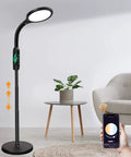 Tall Floor Lamp With Flexible Gooseneck Standing Lamp For Living Room Remote App Control And Adjustable Brightness Indoor Outdoor LED Light