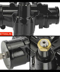 Top Notch Direct Fit Power Steering Gearbox Replacement Fits Chevrolet C1500 C2500 Suburban, showing detailed black housing and connections.