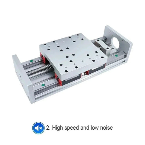 Kickass HGR20 Linear Guide Rail Kit Paired With 1605 Ball Screw Stepper Motor Mount For CNC Machines And 3D Printers delivering smooth tracking and robust construction.