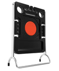 Heavy Duty Project Tray Organizer With Paint Container Slots Magnetic Dish For Screws Nuts Bolts Cord Slots Black Orange
