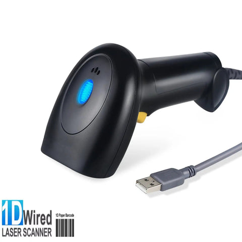 Lightning Fast Handheld USB Barcode Scanner Wired 1D Barcode Reader For Supermarkets And Convenience Stores And Warehouses