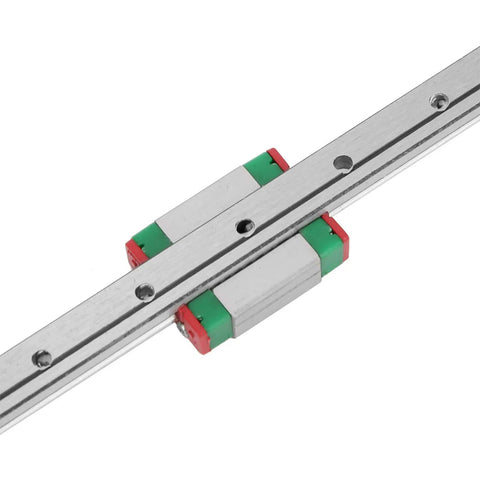 Ultra Smooth Pro Grade Heavy Duty Linear Motion Rail Kit For CNC Machines With Alloy Steel Guide and Slider, Side View