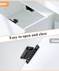 Heavy Duty RV Drawer Latches And Cabinet Door Catches 20 Pack With 10 Lbs Hold Power Includes Mounting Screws shown open and closed.