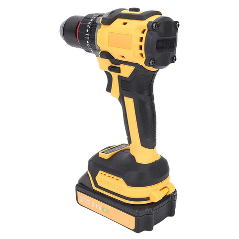 Heavy Duty Cordless Drill And Impact Driver Beast Offering Twenty One Volt Power With Forty Newton Meter Torque showing ergonomic design and battery.