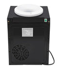 Back view of Triple Temperature Tabletop Water Dispenser with 194F hot, 59F cold, and ambient water, 19.97 qt stainless steel cooler