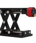 Aluminum Alloy Manual Lifting Lab Stand With Scissor Type Lift For Rock Solid Stability CNC Machined And Hard Anodized Corrosion Resistant Lab Jack Stand For Precise Test And Workbench Use