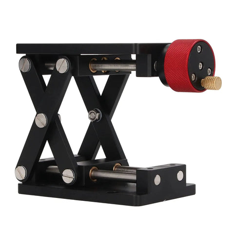 Aluminum Alloy Manual Lifting Lab Stand With Scissor Type Lift For Rock Solid Stability CNC Machined And Hard Anodized Corrosion Resistant Lab Jack Stand For Precise Test And Workbench Use