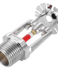 10 Pack Concealed Pendent Fire Sprinkler Heads Kit With Matching Cover Plates For Tight Ceiling Integration And A Pro Finish DN15 R1/2 Thread K80 Rating durable brass body sprinkler head with protective cover.