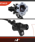 Front Left Right ABS Wheel Speed Sensor Set Of 2 For Toyota Sequoia Tundra 00 To 07 Direct Swap ALS664 89543-0C010 close-up view of connector and sensor.