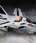 1/72 scale VF-1 Valkyrie model with Macross One Seventy Two Valkyrie Weapon Set For Plastic Model Kit Compatible Armament Accessories.