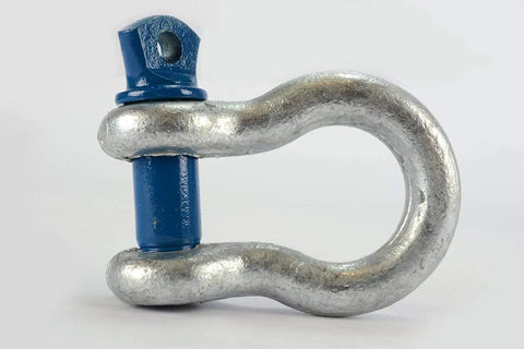Heavy Duty Forged Steel Bow Shackle Half Inch Two Ton Screw Pin Clevis Kit Rock Solid Offroad Towing And Winching Recovery Gear Built Like A Tank For Trail Rigs