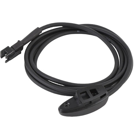 External Electric Bike Speed Sensor Cable With Real Time Feedback And Premium ABS Build, coiled black cable