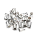 Top Quality 20 Flat Head Threaded Insert Nuts M3 To M12 For Metalworking Projects Easy Riveting Fastener Assortment Kit, aluminum nuts.