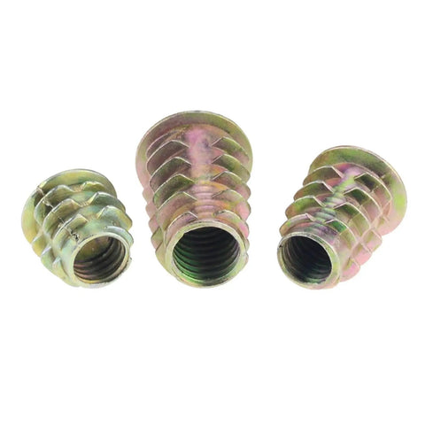 Socket Cap Screws Set M4 M5 M6 M8 M10 Zinc Alloy Threaded Fasteners With Flanged Hex Drive Heads For Wood Insert Nuts Furniture Hardware Heavy Duty Corrosion Resistant 20 Pcs M6x10