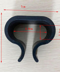 Non Slip Garden Furniture Clips For Rattan Chairs And Sectional Sofas High Heat Resistant Plastic Connectors 6x7 cm Black